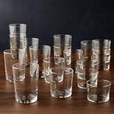 Create a gift or wedding registry too. Bodega Mixed Glasses Set Of 18 Reviews Crate And Barrel