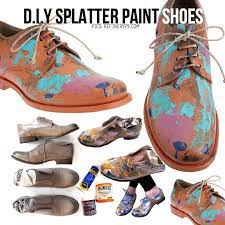 Channel Your Inner Jackson Pollock And Let Some Diy Ideas Inspire Hacking Action Painted Sneakers Diy Shoes Fantastic Shoes