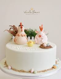 Easter Vanilla Bean Chicken Cake Farm Cake Novelty Cakes