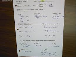 Answer key precalculus worksheets with answers. Chapter 3 Middletown High School
