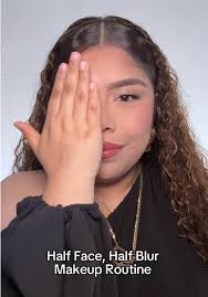 Half Face, Half Blur Makeup Routine with Huda Beauty