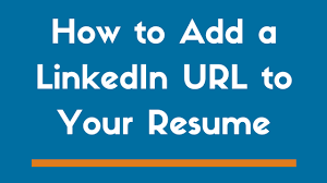 How To Include A Linkedin Url On Your Resume Examples