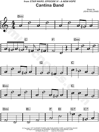 Cantina Band From Star Wars Sheet Music For Beginners In A Minor Download Print Star Wars Sheet Music Sheet Music Trumpet Sheet Music