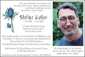 Traueranzeigen von Stefan Keller