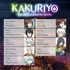 The series premiered in japan on july 12, 2017. Ghost Ghost Stories Anime Dub Cast