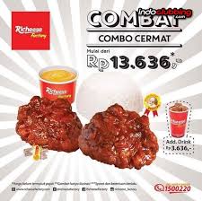 Pagi bunda, saat ini bunda dapat membuat resep ayam richeese kw 😁 dengan 17 bahan dan 6 tahapan. Promo Combat Combo Cermat Richeese Factory Jakarta Pusat Monday Friday Indoclubbing Com