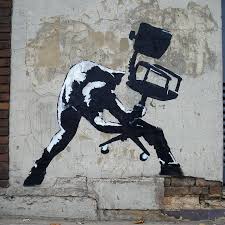 Banksy Chair Smash Based On London Calling Album Metal Poster Art Banksy Art Graffiti Artwork