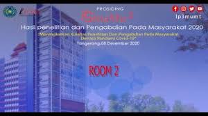 Komentar dinonaktifkan pada kontak panitia kkn umt 2015 «older entries. Prosiding Sinamu 2 Universitas Muhammadiyah Tangerang Room 2 Youtube