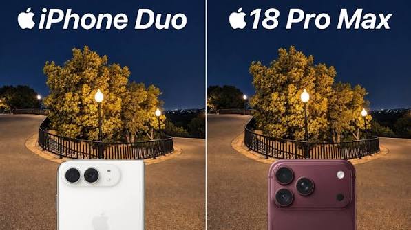 Thiết kế gập đôi và cụm camera sau của iPhone Duo