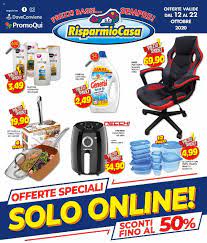 Nuovo Volantino Risparmiocasa Olbia Sconti Online 12 Ottobre 2020 Nuovo Volantino