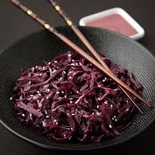 Decouvrez La Recette Chou Rouge Cuit Au Sesame Sur Cuisineactuelle Fr Chou Rouge Cuit Recette Chou Rouge Cuit Chou Rouge