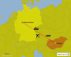 Nachbarstaaten sind österreich, die slowakei, die ukraine, rumänien. Stepmap Deutschland Ungarn Landkarte Fur Europa