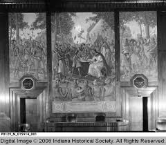 Terre Haute Post Office Courtroom The Mural On The Wall Along With The Words Justice And Equality Are Pictured 19 Terre Haute Terre Haute Indiana Vigo County