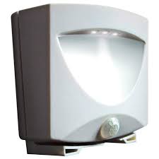 White Battery Powered 3 Light Led Outdoor Night Light T4508 Lamps Plus
