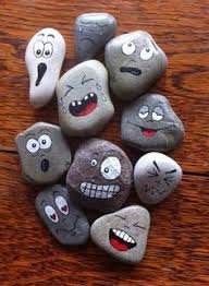 Funny Faces To Drop Around Town Painted Rocks Rock Painting Ideas Easy Pebble Art