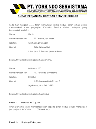 Contoh surat perjanjian kerjasama bagi hasil bisnis. Contoh Surat Perjanjian Kerja Cleaning Service Contoh Surat