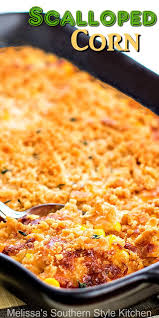 Scalloped Corn In 2020 Scalloped Corn Scalloped Corn Casserole Corn Dishes