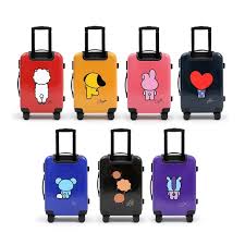 Bt21 X Monopoly Luggage Cokodive Mochila Do Bts Produtos Bts Bts Acessorios