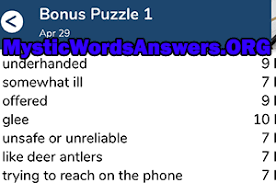 On this website you will find bonus answers for the popular game 7 little words answers. Somewhat Ill 7 Little Words Bonus