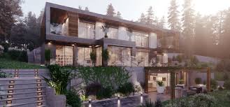Villa contemporaine de luxe à deux pas de genève, un panorama exceptionnel avec vue sur le mont salève, genève, les alpes et la chaîne du jura. Architecte Maison Haut De Gamme Villa De Luxe Sia Architecture
