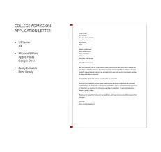 The student may request a general letter of recommendation to be used for several university admissions or job applications. College Application Letter Admission University Intent Sample Hudsonradc