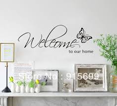Make a welcome sign with this vertical welcome sign stencil template printable. Wandtattoos Wandbilder Welcome To Our Home Wall Art Wall Quote Sticker Decal Mural Stencil Vinyl Print Mobel Wohnen