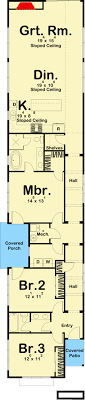 The best backyard cottage house floor plans. 20 Wide House Plan With 3 Bedrooms 62865dj Architectural Designs House Plans