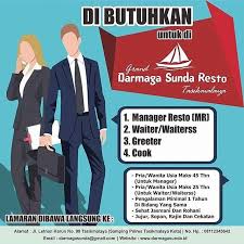 Cari lowongan kerja tasikmalaya untuk karir dan pekerjaan anda. Lowongan Kerja Darmaga Sunda Tasikmalaya 2020 Jl Letnan Harun Lowongankerjacareer Com
