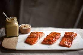 Roasted Salmon Glazed With Brown Sugar And Mustard Recipe Recipe Salmon Recipes Recipes Nyt Cooking