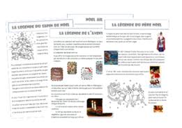 Lecture Documentaire Les Legendes Autour De Noel Texte Noel Lecture Lecture Cm1