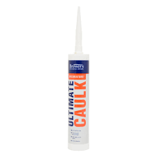 Caulking is a sealant that is applied at joints and connections all around your home to prevent air and moisture from getting inside during the wet season. Brewers Decorators Ultimate Caulk White 310ml