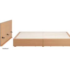 See more ideas about muji bed, muji, muji online store. Muji Storage Bed Frame Oak Headboard 500 Only Furniture Beds Mattresses On Carousell