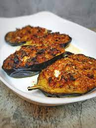 Aubergines Farcies Feta Viande Hachee La Cuisine De Lya