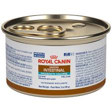 Royal Canin Veterinary Diet Feline Gastrointestinal Moderate Calorie Morsels In Gravy Canned Cat Food 3 Oz Case Of 24 In 2020 Canned Cat Food Cat Food Wild Bird Food