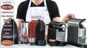 Nespresso Citiz Vs Pixie Vs U Vs Essenza Youtube