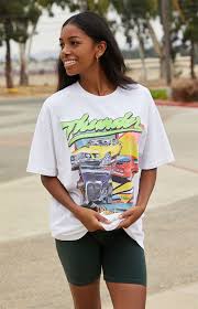 4.6 out of 5 stars. John Galt Rita Thunder Car T Shirt At Pacsun Com In 2021 Graphic Tees Outfit Summer Tee Shirt Outfit Tee Outfit