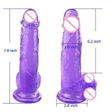 Realistic Dildo 7.8 Inch Purple Penis For Beginners With Strong Suction Cup  Sex Toy For Woman Vaginal G Spot Anal Prostate Play - AliExpress