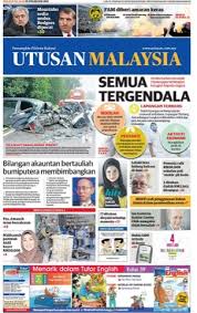 # utusanmalaysia # utusanonline # mediamulia # beritasemasa. Muka Depan Utusan Malaysia 6 Oktober 2015 Tigapara