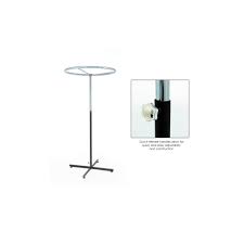 Round clothing racks, also known as circle racks, are the most widely used type of rack to display apparel. Adjustable Height Circular Clothes Rail Displaysense