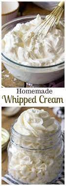 A 3 Ingredient Homemade Whipped Cream Recipe Via Sugarspunrun Homemade Whipped Cream Recipe Homemade Whipped Cream Recipes With Whipping Cream