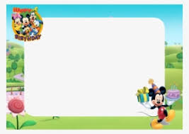 Free mickey mouse happy birthday images. Download Free Printable Mickey Mouse Happy Birthday Png Cartoon Birthday Frame Transparent Png 1600x1132 Free Download On Nicepng