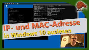 You can find the mac address in windows 10 using the settings app. Ip Und Mac Adresse In Windows 10 Ermitteln Youtube