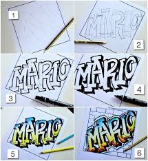 Name In Graffiti Style Arte A Scuola Graffiti Lettering Graffiti Alphabet Graffiti Drawing