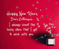Merry Christmas And Happy New Year 2022 Colleagues New Year Wishes For Colleagues Boss Coworkers 2022