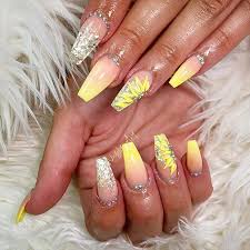 It does not have the 'strong' rigidity of an acrylic manicures but not as flexible as a gel manicure; 20 Sunflower Nails That Will Make Everyone Jealous Top Fashion News