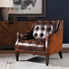 Perrette Leather Accent Chair Leather Accent Chair Luxury Furniture Chair