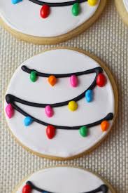 Bake for about 10 minutes at 180°c (approximately 350°f). Christmas Lights Royal Icing Sugar Cookies Mom Loves Baking