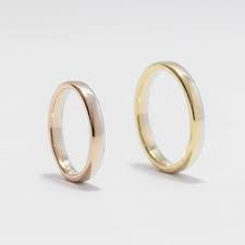 ピンクゴールド イエローゴールド プラチナ コンビタイプの結婚指輪 wedding rings engagement rings rings