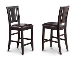 East West Furniture Bus Blk Lc Counter Height Chair Set With Faux Leather Upholstered Seat B East West Furniture Counter Height Chairs Dining Chairs