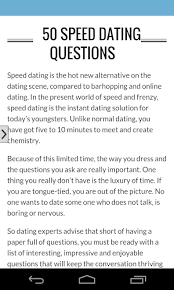 Do they like sleeping in late and watching saturday morning cartoons? 50 Speed Dating Questions Latest Version For Android Download Apk